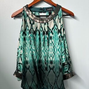 Bebe Size Small lined top with embellishments